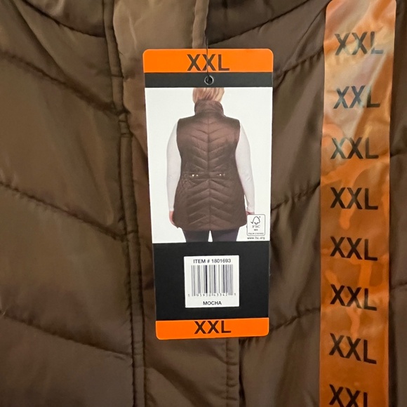 Weatherproof Women's vest button up closure Marroon size XXL New with Tags - Picture 3 of 9